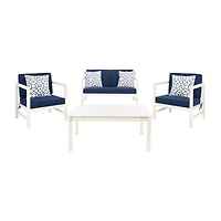 Safavieh Montez 4-pc. Conversation Set Cushioned