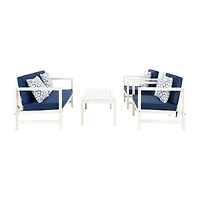 Safavieh Montez 4-pc. Conversation Set Cushioned