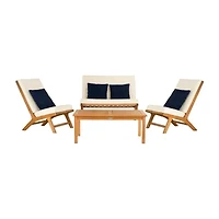 Safavieh Chaston 4-pc. Conversation Set Cushioned