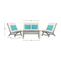 Safavieh Chaston 4-pc. Conversation Set Cushioned