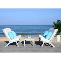 Safavieh Chaston 4-pc. Conversation Set Cushioned