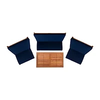 Safavieh Chaston 4-pc. Conversation Set Cushioned