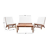 Safavieh Chaston 4-pc. Conversation Set Cushioned