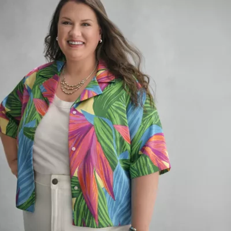 Hope & Wonder Pride Unisex Short Sleeve Button-Down Shirt