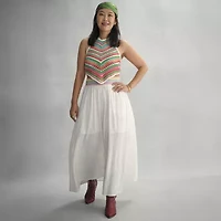 Hope & Wonder Pride Womens Crochet Halter Neck Tank Top