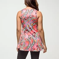 24seven Comfort Apparel Womens Scoop Neck Sleeveless Tank Top