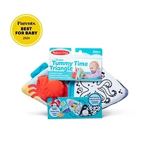 Melissa & Doug Ocean Tummy Time Triangle Interactive Toy