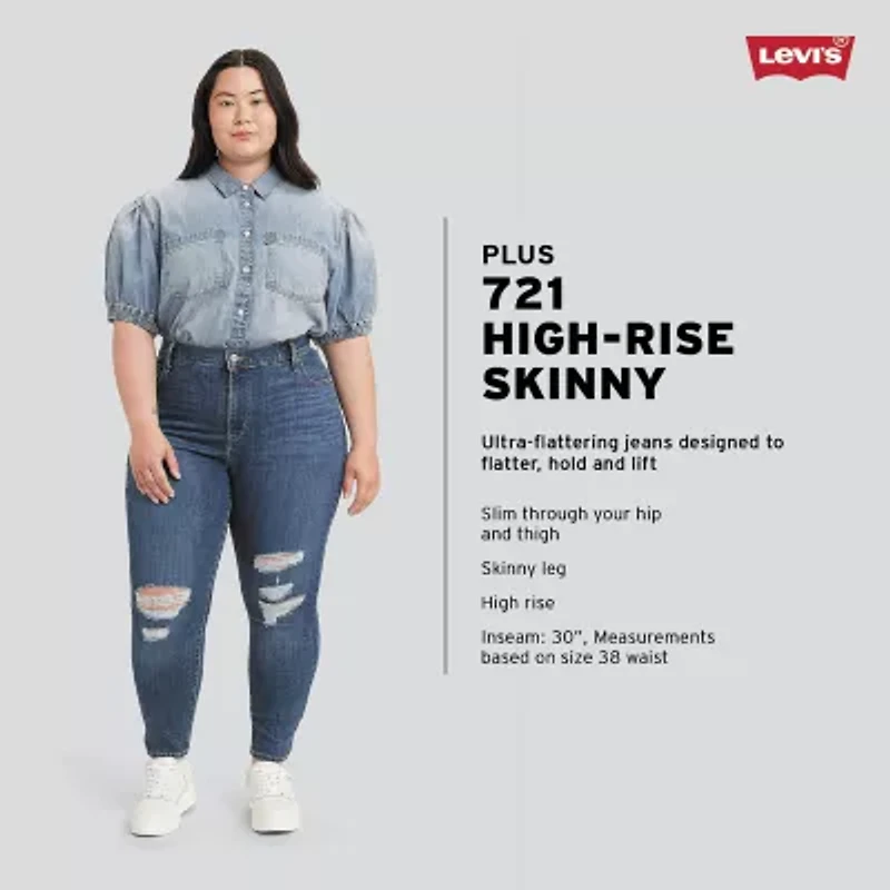 Levi's® Womens Plus 721 High Rise Skinny Jean