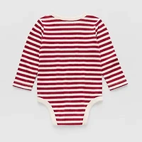 Okie Dokie Baby Boys Round Neck Long Sleeve Bodysuit