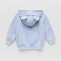 Okie Dokie Baby Boys Fleece Hooded Lightweight Jacket