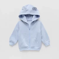 Okie Dokie Baby Boys Fleece Hooded Lightweight Jacket