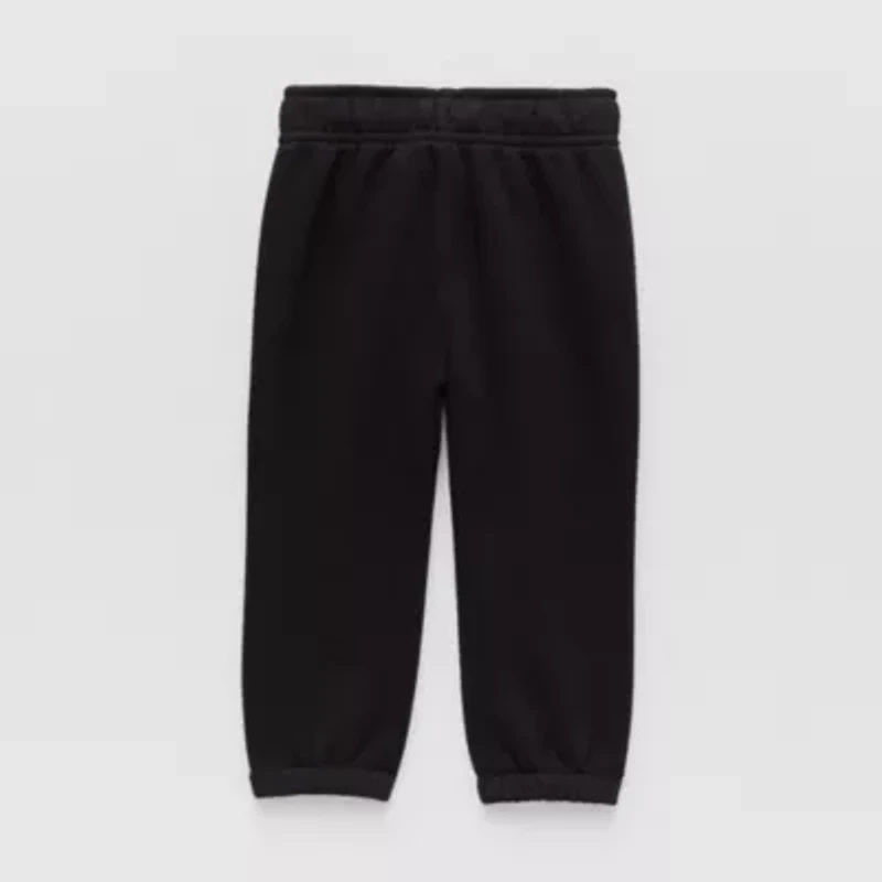 Okie Dokie Baby Boys Cuffed Regular Fit Fleece Pull-On Pant