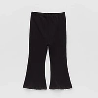 Okie Dokie Baby Girls Knit Flare Full Length Leggings