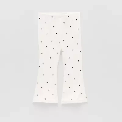 Okie Dokie Baby Girls Knit Flare Full Length Leggings