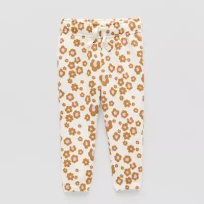 Okie Dokie Baby Girls Cuffed Regular Fit Pull-On Pant