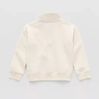 Okie Dokie Toddler & Little Girls Turtleneck Long Sleeve Casual Quarter-Zip Pullover