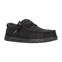 HEYDUDE Wally Stretch Sox Mens Round Closed Toe Slip-On Shoe