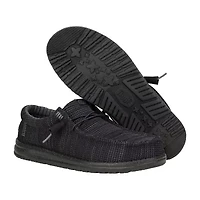 HEYDUDE Wally Stretch Sox Mens Round Closed Toe Slip-On Shoe