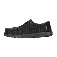 HEYDUDE Wally Stretch Sox Mens Round Closed Toe Slip-On Shoe