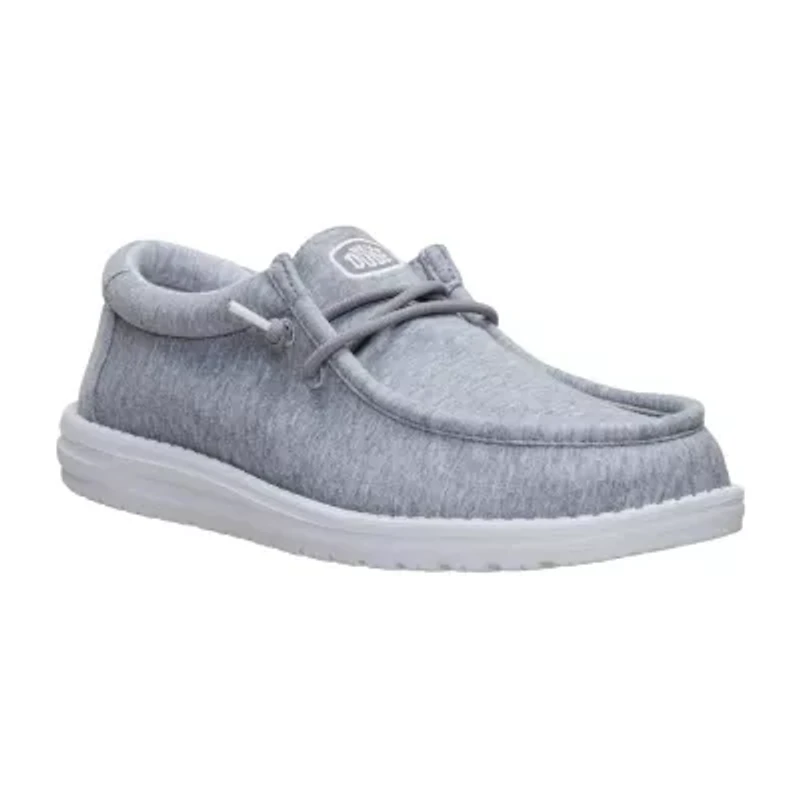 HEYDUDE Wally Stretch Jersey Mens Round Closed Toe Slip-On Shoe