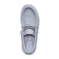 HEYDUDE Wally Stretch Jersey Mens Round Closed Toe Slip-On Shoe