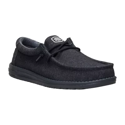 HEYDUDE Wally Stretch Jersey Mens Round Closed Toe Slip-On Shoe