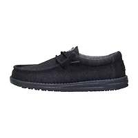 HEYDUDE Wally Stretch Jersey Mens Round Closed Toe Slip-On Shoe