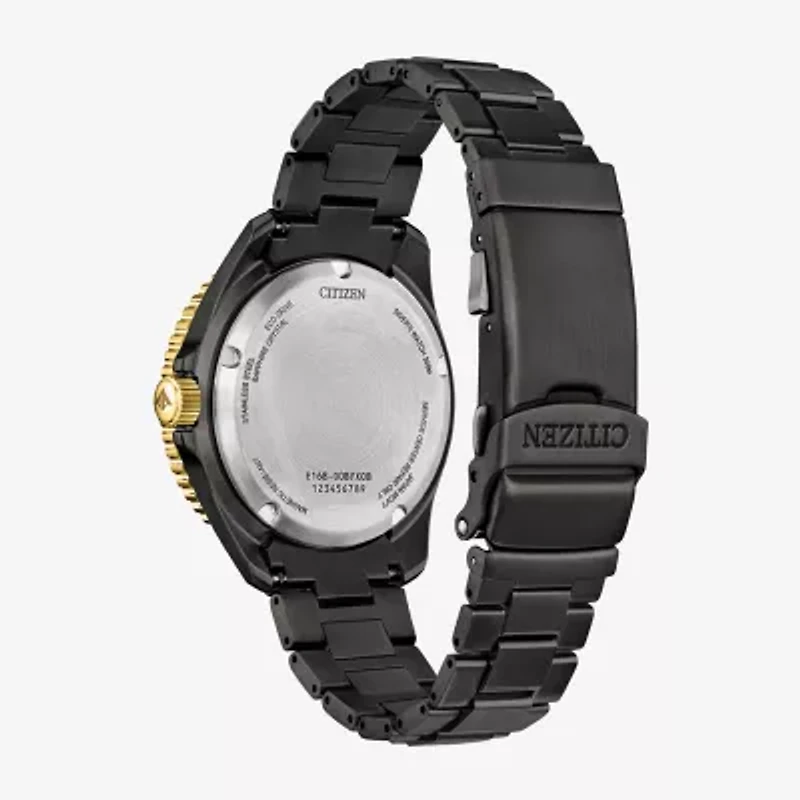 Citizen Sea Eco Mens Gray Stainless Steel Bracelet Watch Bn0264-53e