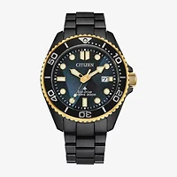 Citizen Sea Eco Mens Gray Stainless Steel Bracelet Watch Bn0264-53e