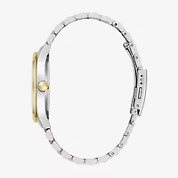Caravelle Designed By Bulova Mens Two Tone Stainless Steel Bracelet Watch 45b163