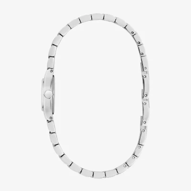 Caravelle Designed By Bulova Womens Silver Tone Stainless Steel Bracelet Watch 43l228