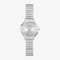 Caravelle Designed By Bulova Womens Silver Tone Stainless Steel Bracelet Watch 43l226
