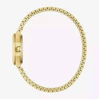 Caravelle Designed By Bulova Womens Gold Tone Stainless Steel Bracelet Watch 44l268