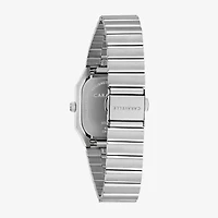 Caravelle Designed By Bulova Mens Silver Tone Stainless Steel Bracelet Watch 43b176