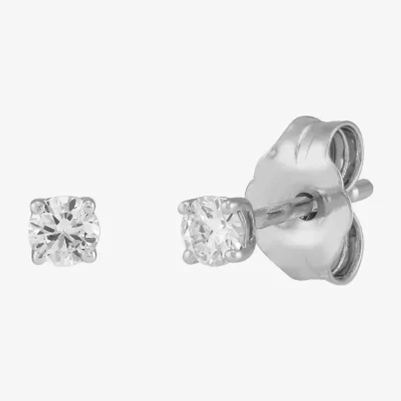 ( H-I, SI2 ) 1/3 CT. T.W. Lab-Grown Diamond 10K Gold 2.5mm Round Stud Earring Set