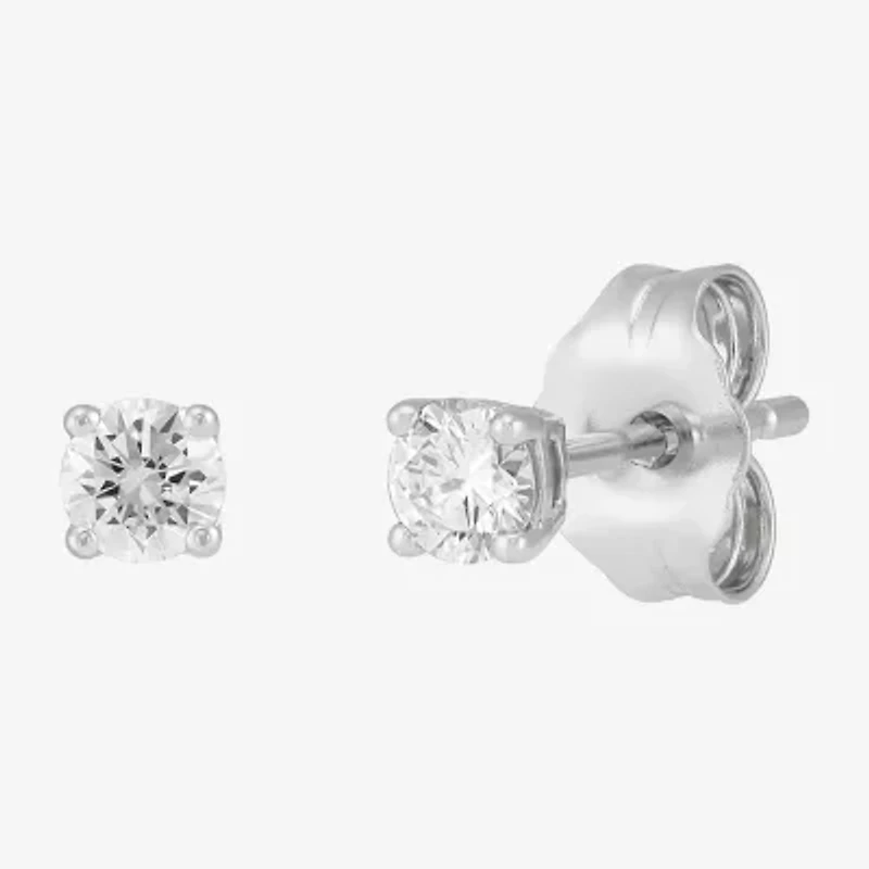 ( H-I, SI2 ) 1/3 CT. T.W. Lab-Grown Diamond 10K Gold 2.5mm Round Stud Earring Set