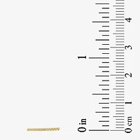 Womens 10K Gold 20 Inch Box Chain Necklace