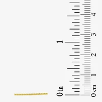 Womens 10K Gold 18 Inch Wheat Chain Necklace
