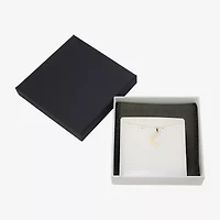 Gold Addiction Womens 10K Gold Moon 18 Inch Pendant Necklace
