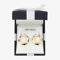 Womens 10K Gold 20mm Hoop Earrings