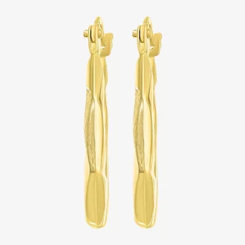 Womens 14K Gold Hoop Earrings