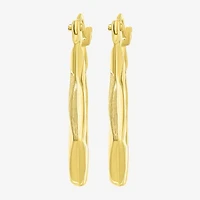 Womens 14K Gold Hoop Earrings