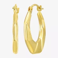Womens 14K Gold Hoop Earrings