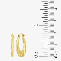 Womens 14K Gold Hoop Earrings