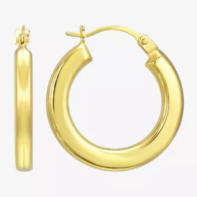 Womens 14K Gold Hoop Earrings