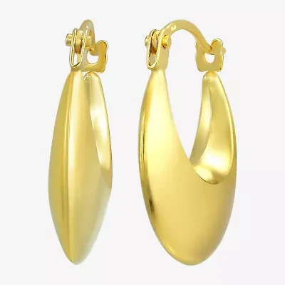 Womens 14K Gold Hoop Earrings