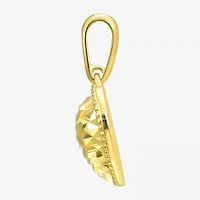 Womens 10K Gold Heart Pendant
