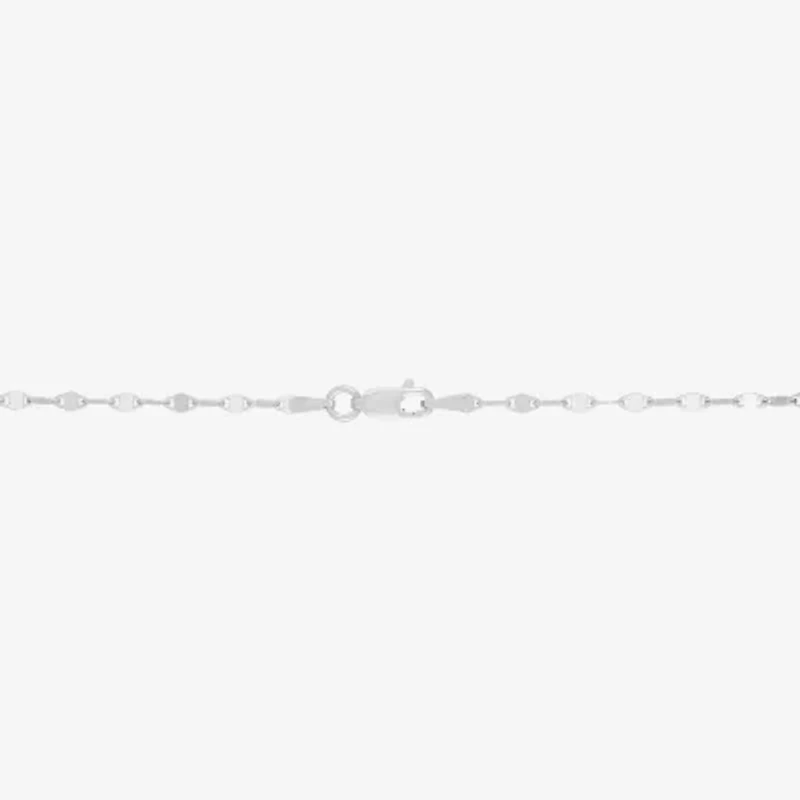 Made in Italy Womens Sterling Silver Inch Chain Necklace