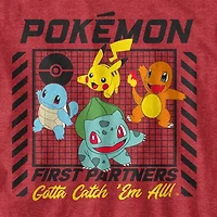 Little & Big Kid Boys Crew Neck Short Sleeve Regular Fit Pokemon Graphic T-Shirt