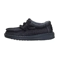 HEYDUDE Wally Stretch Jersey Toddler Boys Round Closed Toe Slip-On Shoe